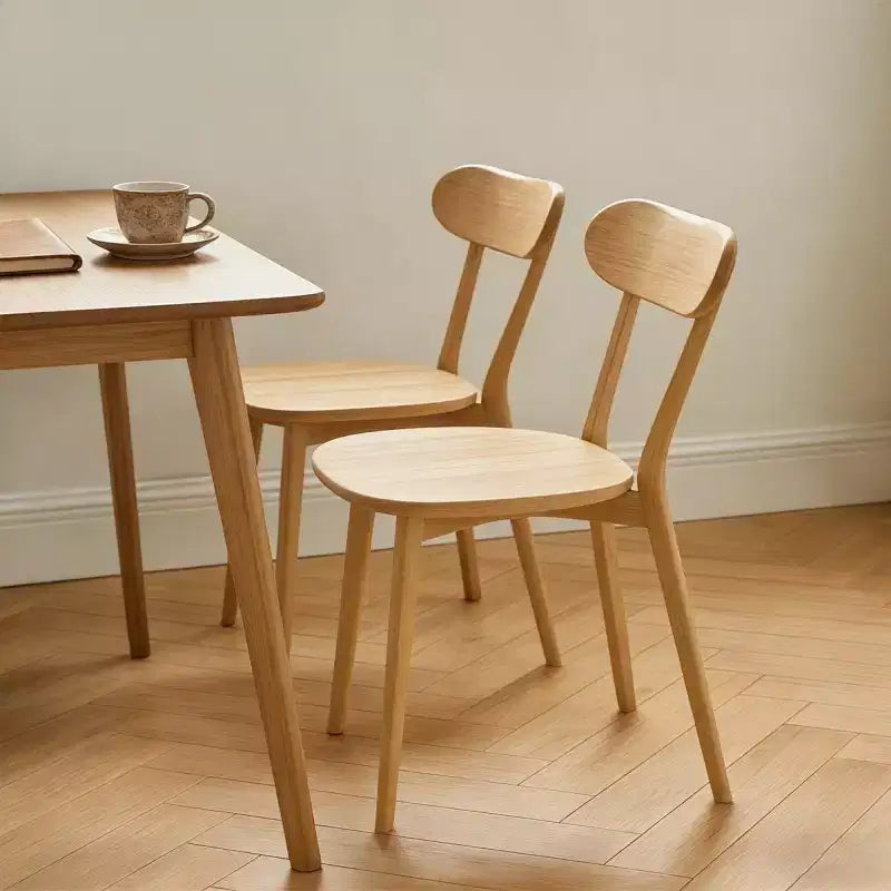 Mid Century Modern Solid Wood Dining Chairs Set of 2, Kitchen Chairs for Dining Room, Restaurant, or Living Room-Panipeachy