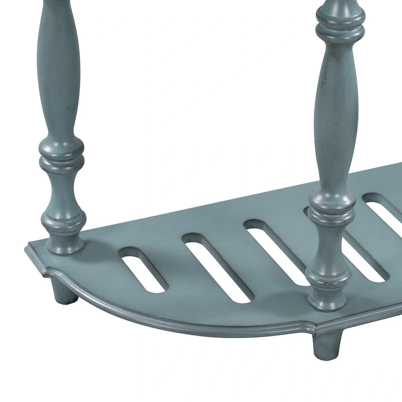 Modern Console Table with 4 Drawers and 1 Shelf