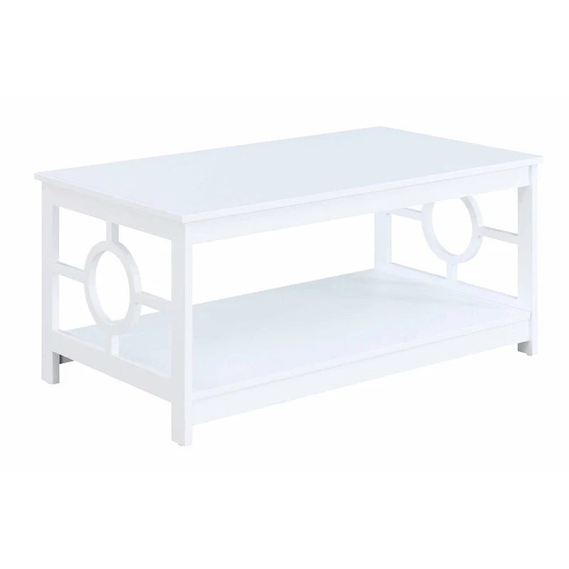 Ring Coffee Table with Shelf