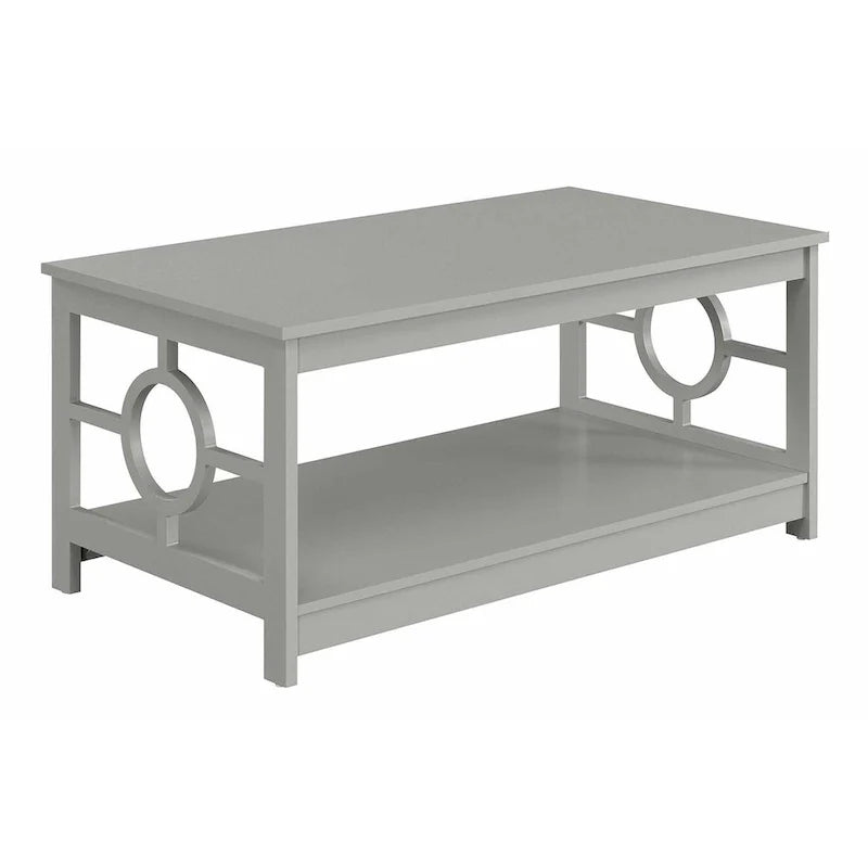 Ring Coffee Table with Shelf