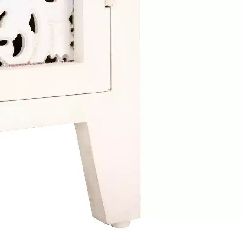 Raura 2 Shelf 2 Door Media Stand - MED5300 - White Washed - Safavieh