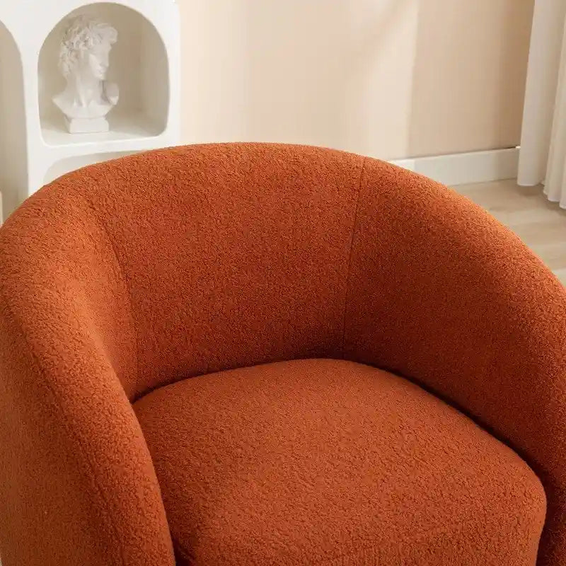 SEYNAR Modern Glam Upholstered 360 Degree Swivel Accent Armchair Set of 2