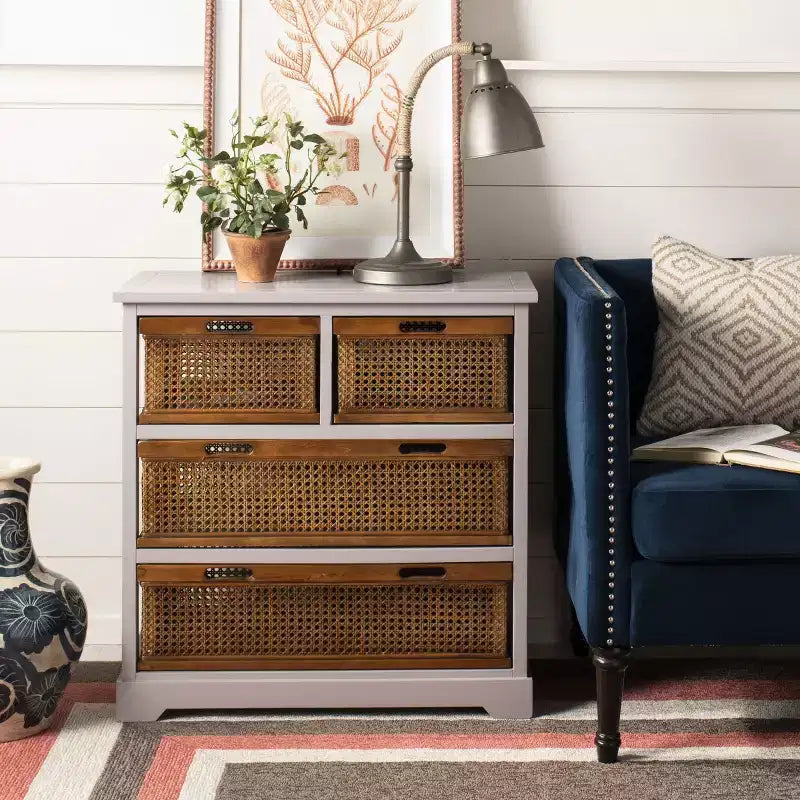 Jackson 4 Drawer Unit - AMH6504 - Safavieh Couture