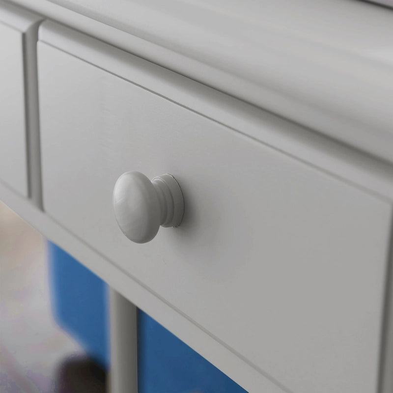 Leick Home Coastal One Drawer Narrow Hall Console Sofa Table