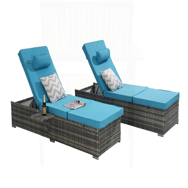 Outstanding Outdoor Chaise Lounge Chair Set for Relaxation and Leisure