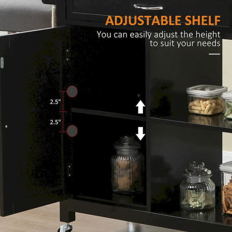 Îlot de cuisine avec rangement pour salle à manger