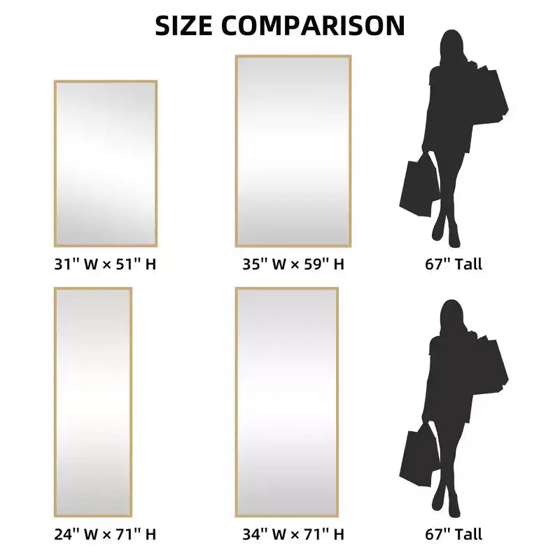 69x30 Black Rectangle Full-Body Mirror Metal Frame Full-length Mirror with Window Panes for Bathroom Bedroom Entryway Living