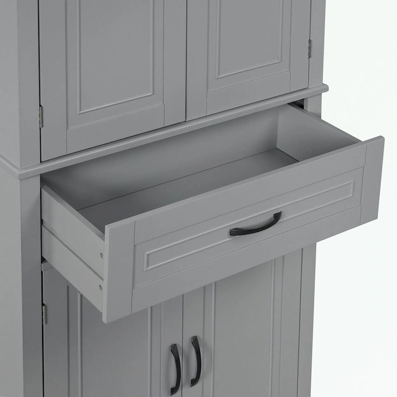 Bathroom Storage Cabinet with Doors and Drawer