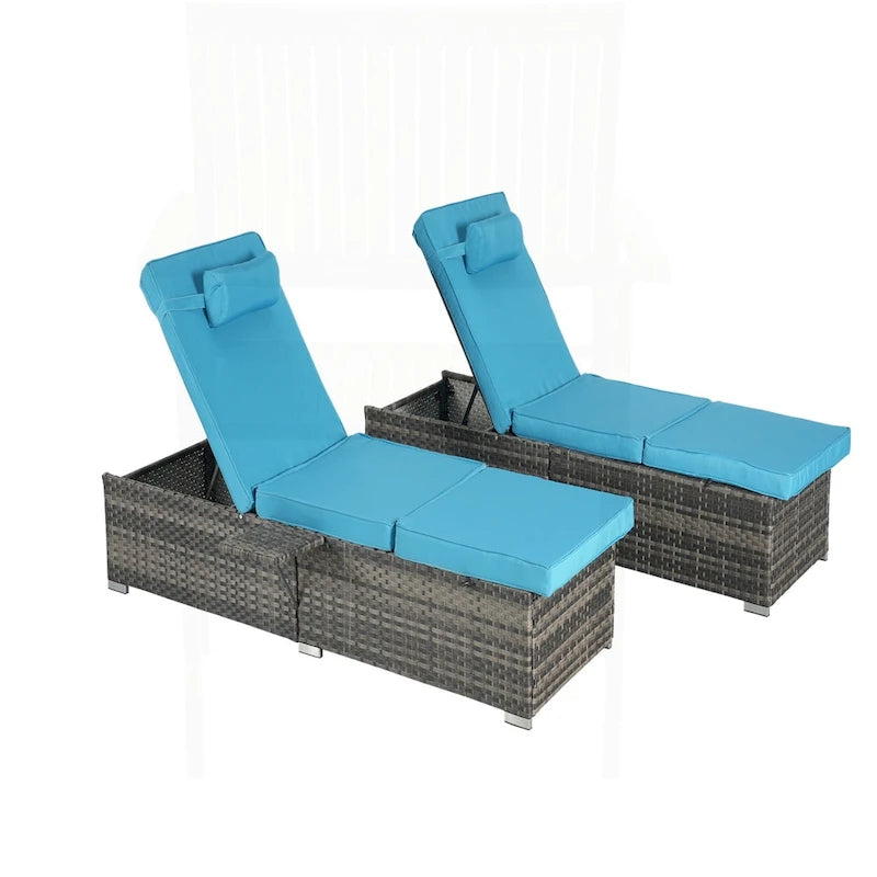Outstanding Outdoor Chaise Lounge Chair Set for Relaxation and Leisure