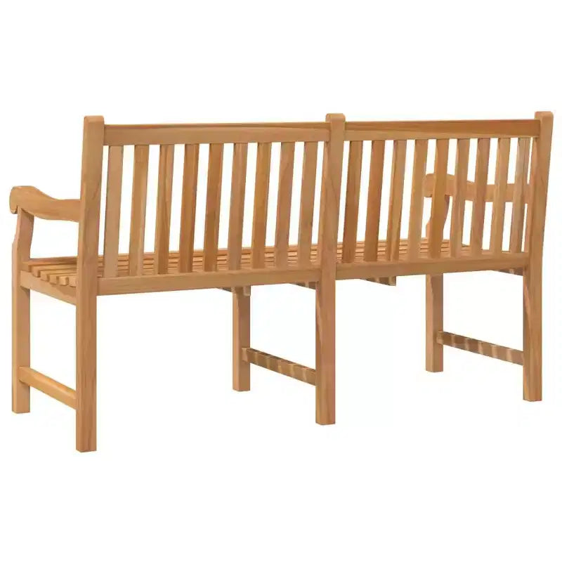vidaXL Garden Bench Solid Teak Wood Outdoor Seating Terrace Furniture