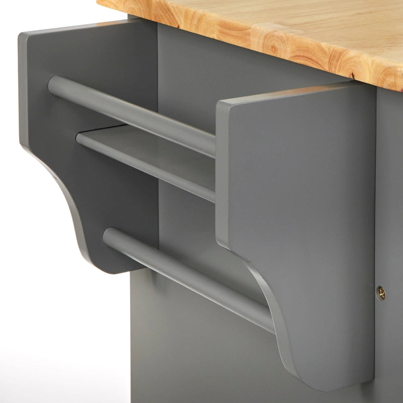 Simple Living Georgia Rolling Kitchen Cart