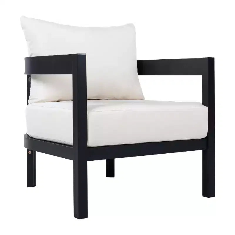ModernLuxe 4/5pcs Outdoor Sofa Set Patio Conversation Furniture Set Seating Group with Coffee Table, Weather-Resistant Cushion&Rust-Resistant Frame