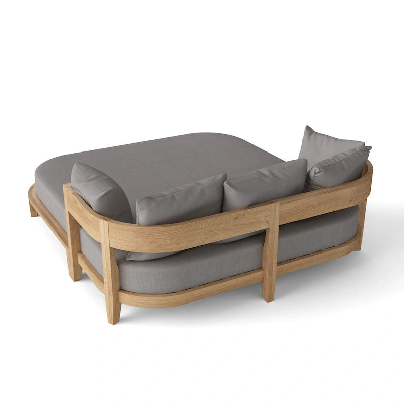 Coronado Teak Outdoor Daybed with Sunbrella Cushions